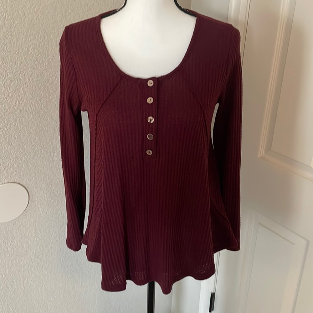 Böhme waffle long sleeve shirt
